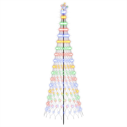 LED Christmas Tree EKENAS 230 LEDs Steel Multicolour 300 cm