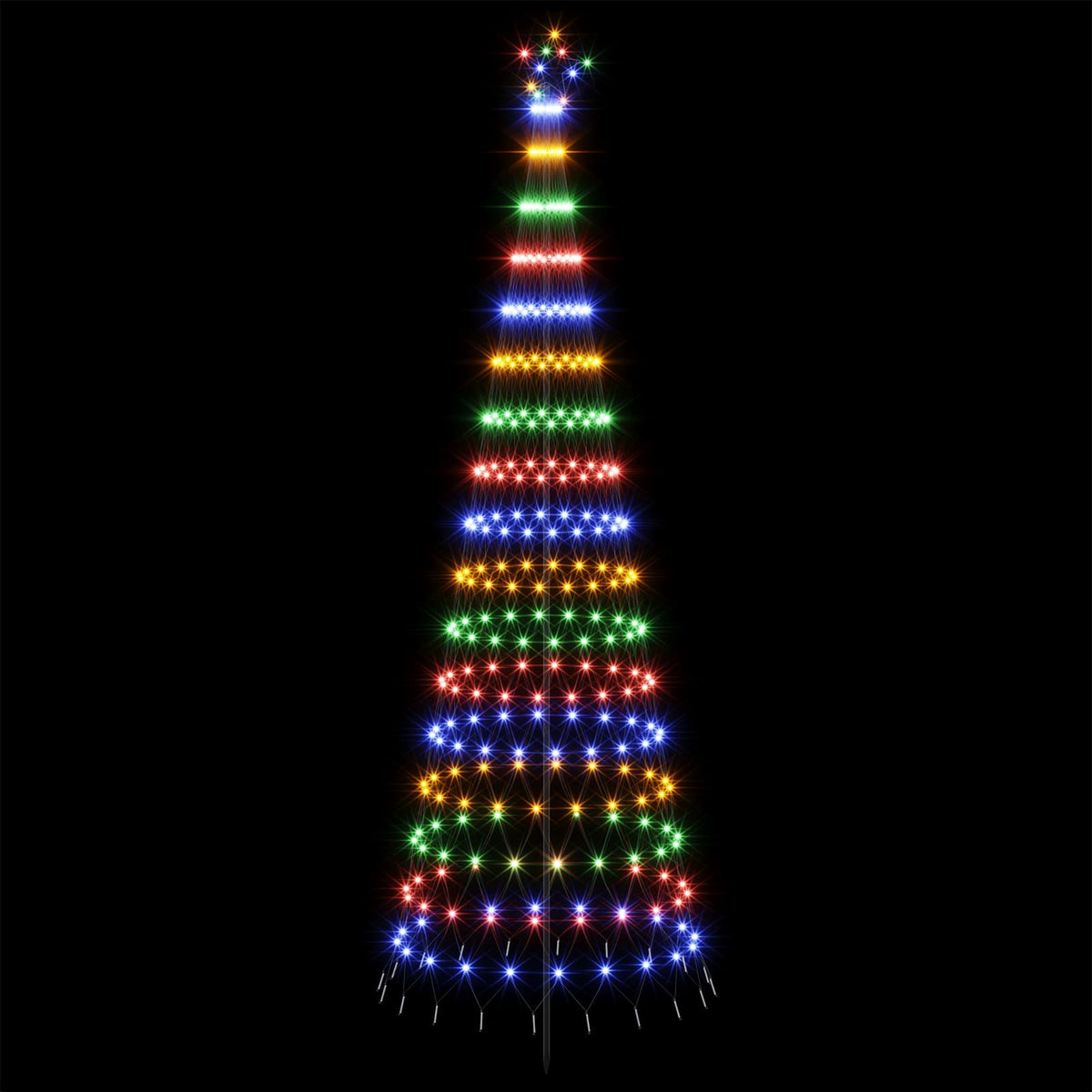 LED Christmas Tree in Black