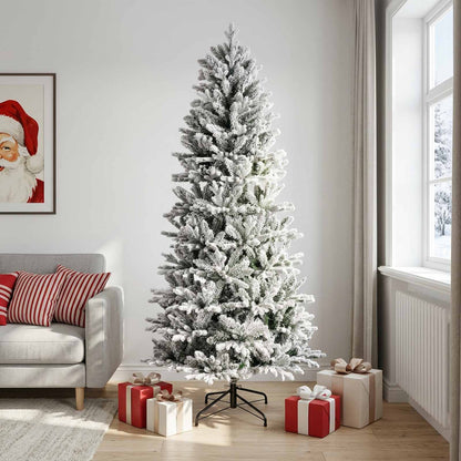 Artificial Christmas Tree Bauble LEDs Green White Height without LED
