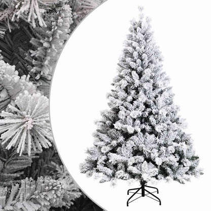 vidaXL Artificial Hinged Christmas Tree 120 cm PVC and Metal 2