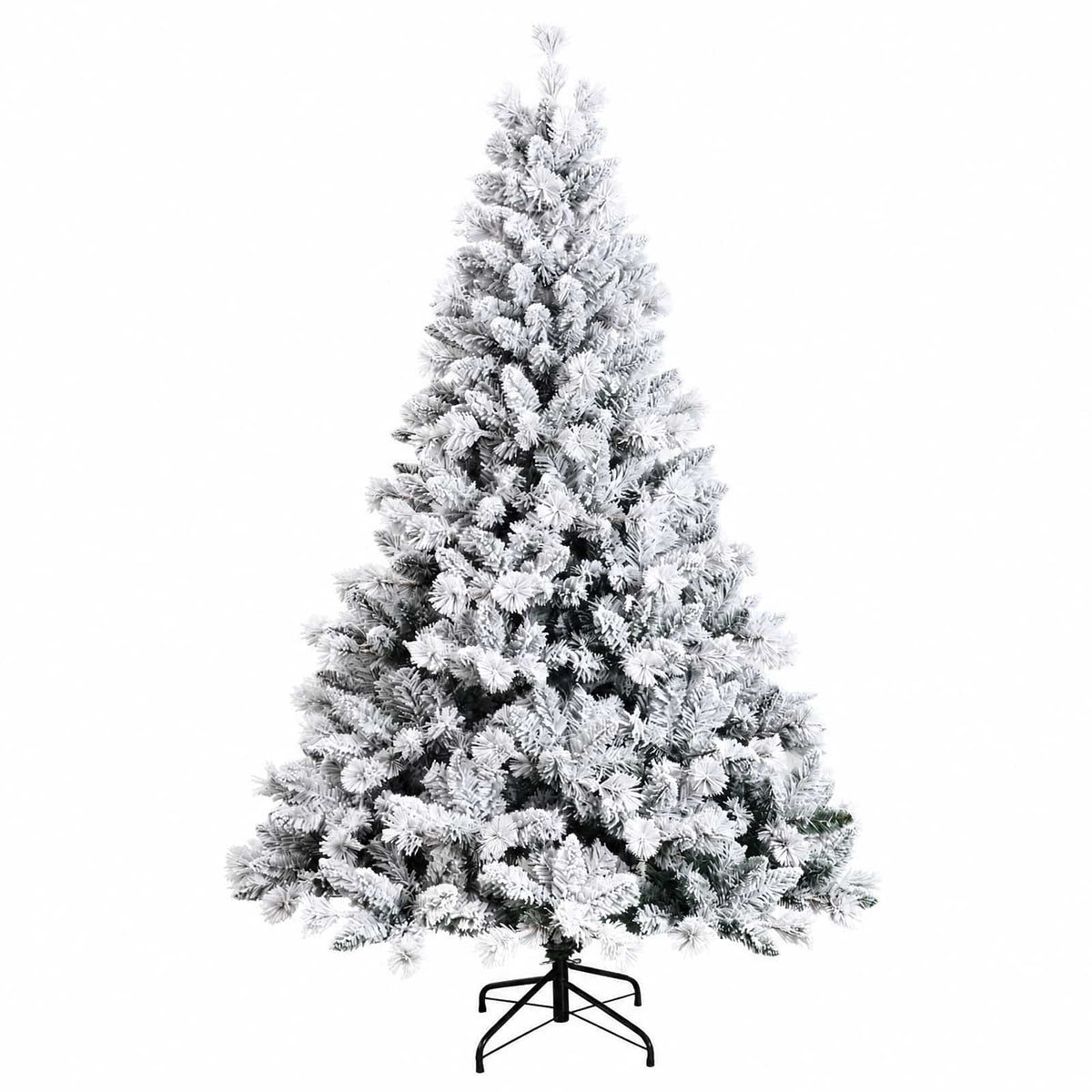 vidaXL Artificial Hinged Christmas Tree 120 cm PVC and Metal 3