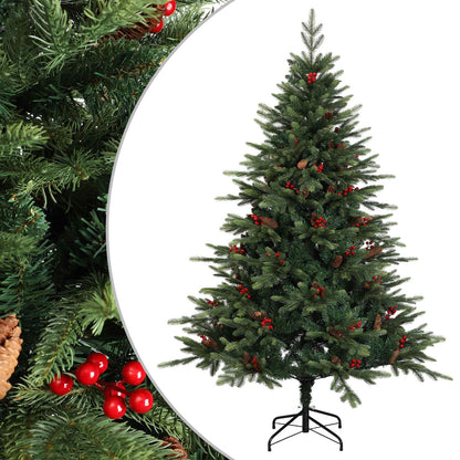 Artificial Christmas Tree with Bauble 150 LEDs Green 120 cm without LED