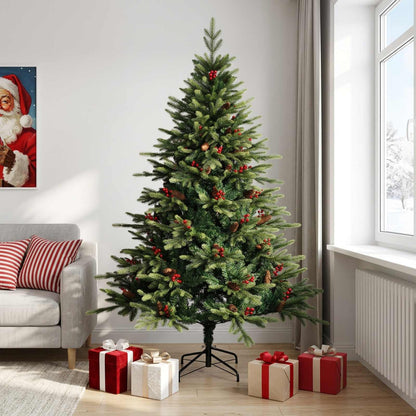 Artificial Christmas Tree Bauble LEDs Green without LED