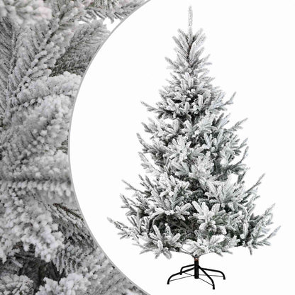 vidaXL Artificial Hinged Christmas Tree 120 cm PVC and Metal 2