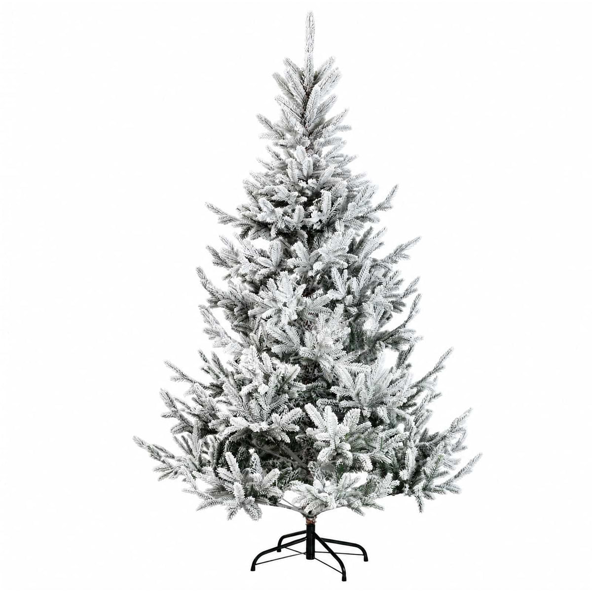 vidaXL Artificial Hinged Christmas Tree 120 cm PVC and Metal 3