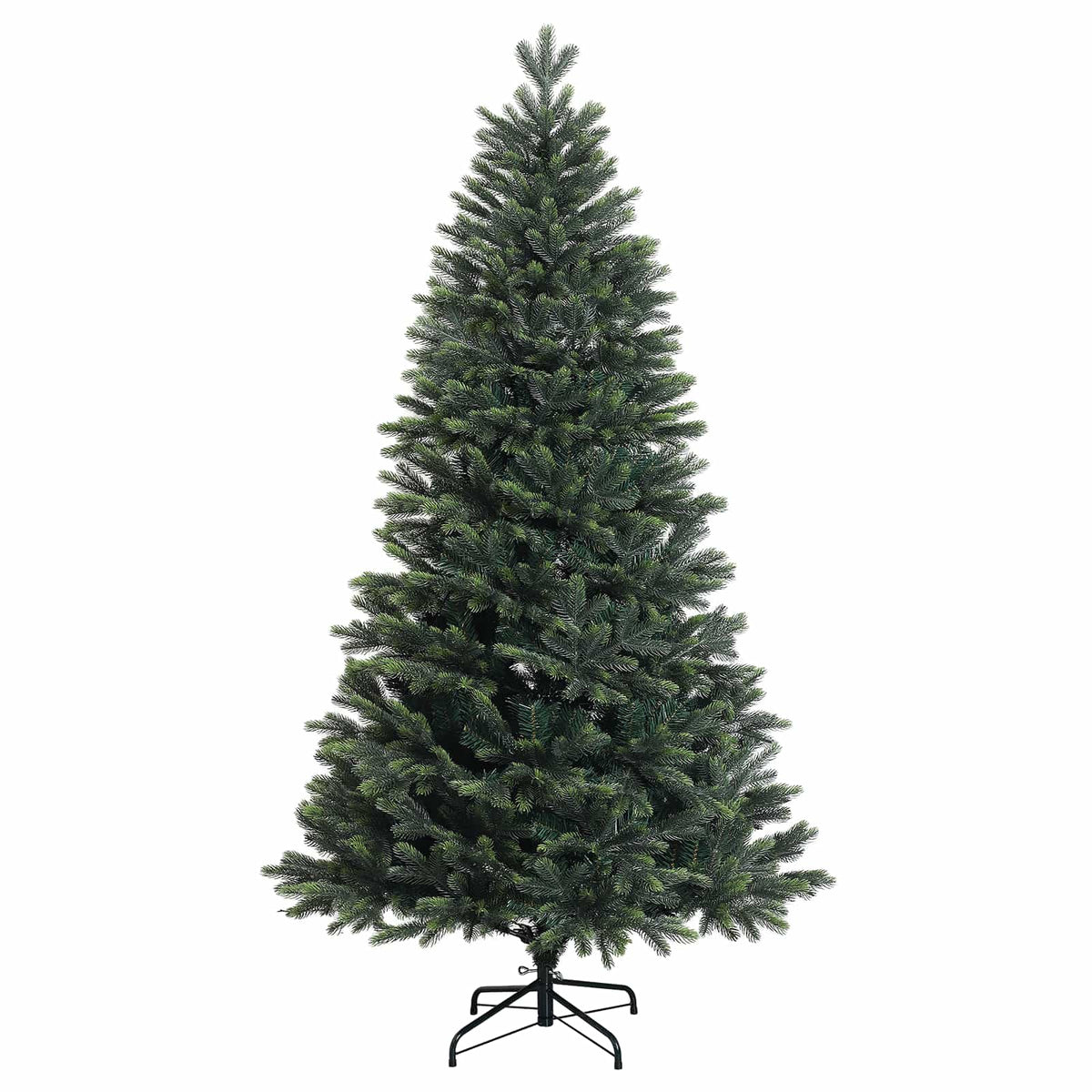 vidaXL Artificial Hinged Christmas Tree 120 cm PVC and Metal Green 3