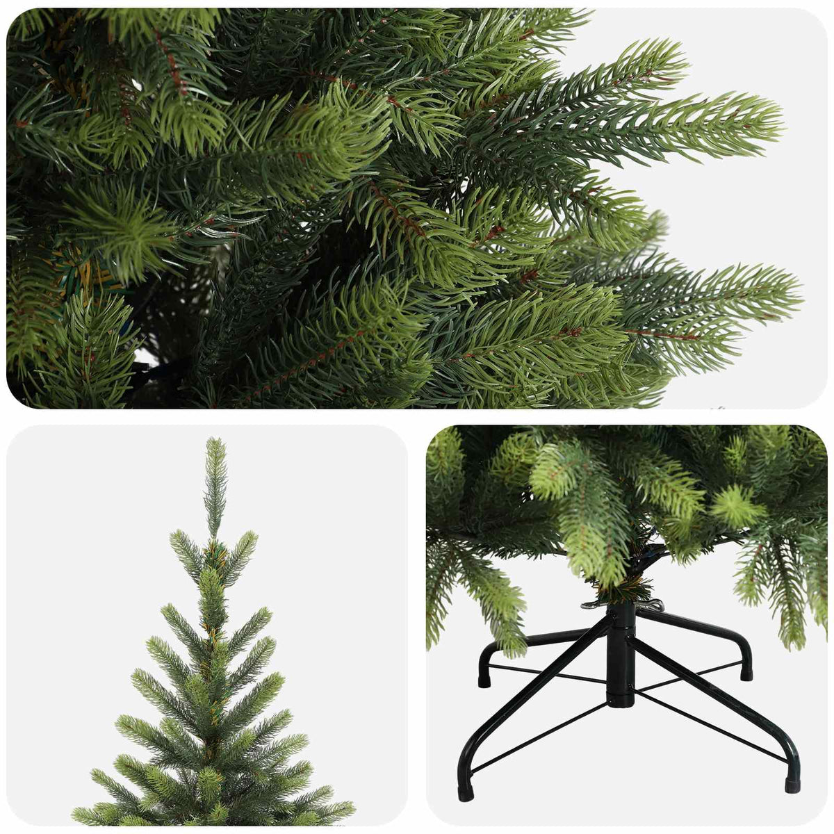 Artificial Christmas Tree with Bauble 150 LEDs 120 cm without LED