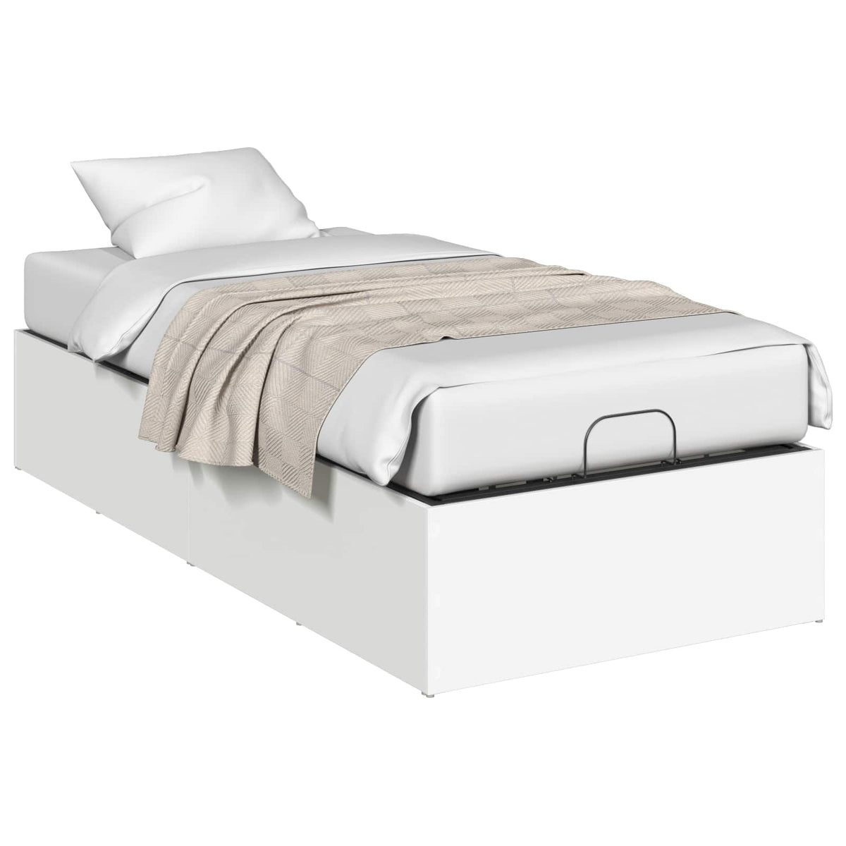 Bed Surround Adjustable Base Length Width White