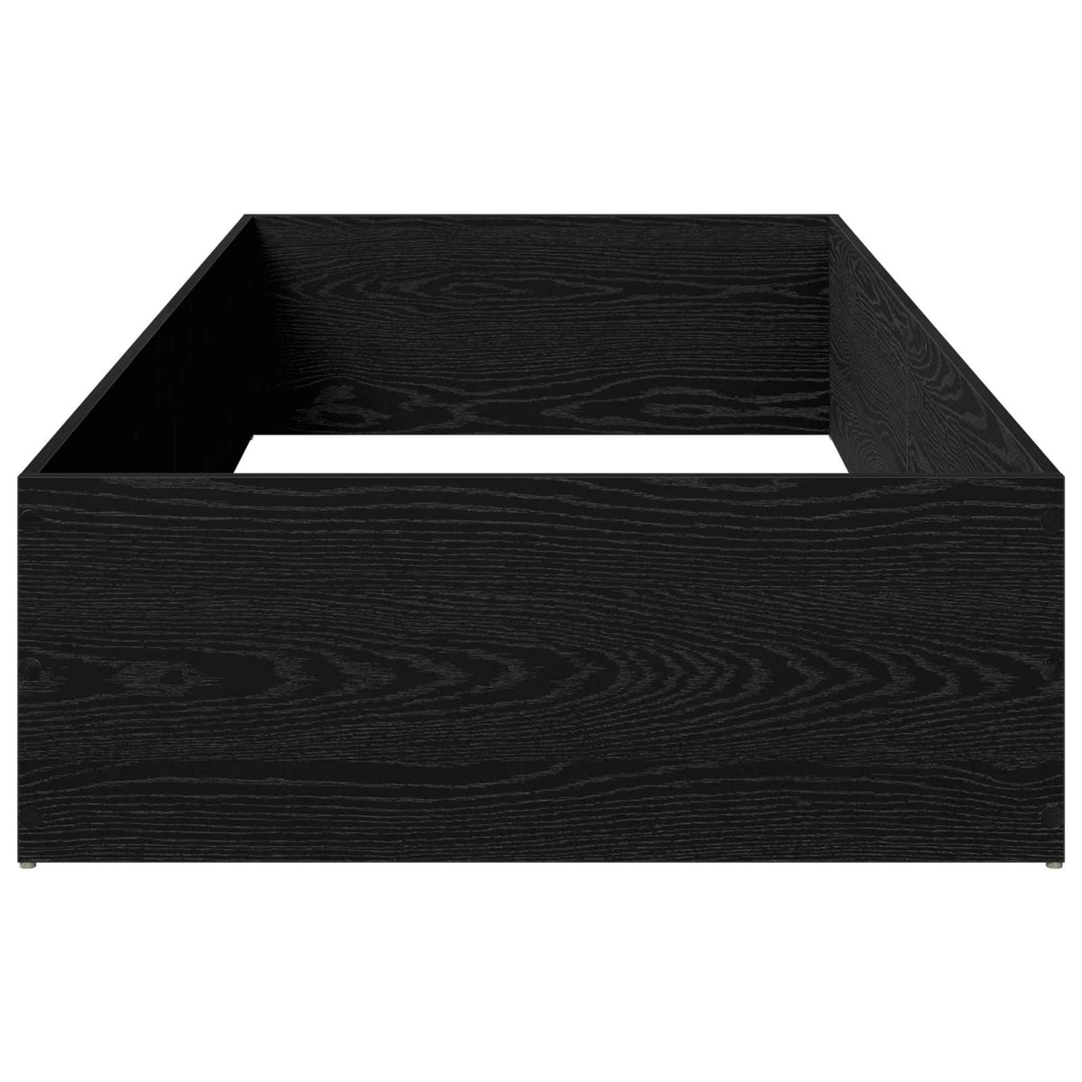 vidaXL Bed Surround for Adjustable Bed Base Black Oak 70 x 200 cm 4