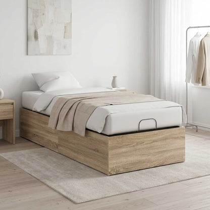 Bed Surround for Adjustable Bed Base 80 x 200 cm Length 200 cm Width 80 cm Sonoma oak