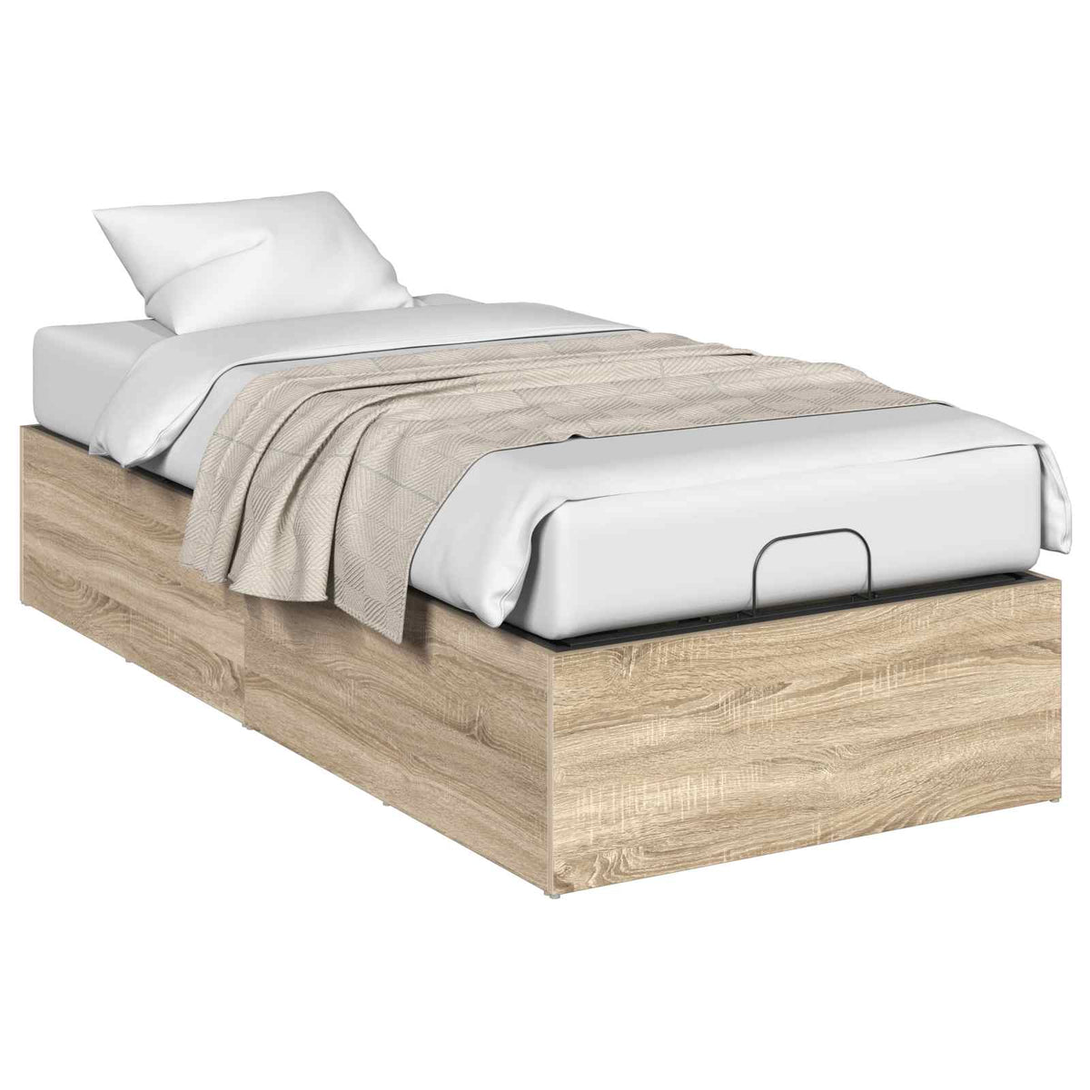 vidaXL Bed Surround for Adjustable Bed Base Sonoma Oak 70 x 200 cm 3