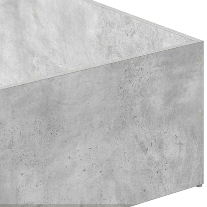 vidaXL Bed Surround for Adjustable Bed Base Concrete Grey 70 x 200 cm 6
