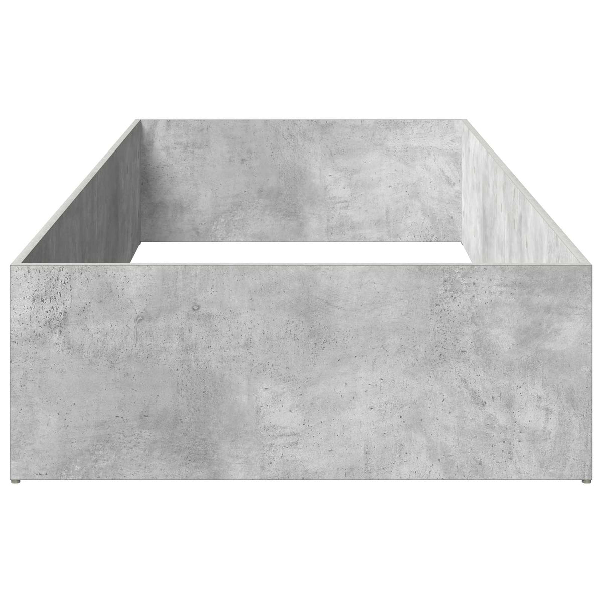 vidaXL Bed Surround for Adjustable Bed Base Concrete Grey 70 x 200 cm 4