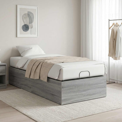 Bed Surround for Adjustable Bed Base 80 x 200 cm Length 200 cm Width 80 cm Grey sonoma