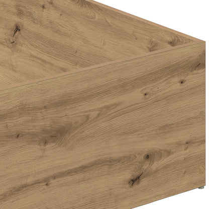 vidaXL Bed Surround for Adjustable Bed Base Artisan Oak 70 x 200 cm 6