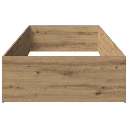 vidaXL Bed Surround for Adjustable Bed Base Artisan Oak 70 x 200 cm 4