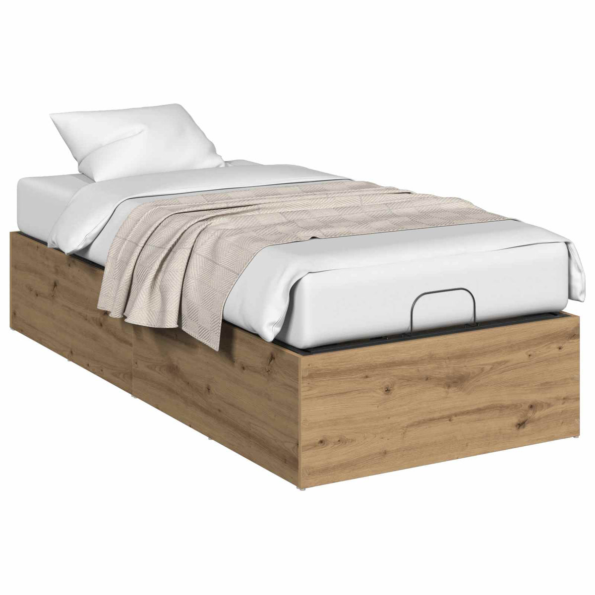 vidaXL Bed Surround for Adjustable Bed Base Artisan Oak 70 x 200 cm 3