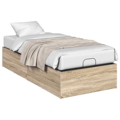 Bed Surround for Adjustable Bed Base 80 x 200 cm Length 200 cm Width 80 cm Sonoma oak