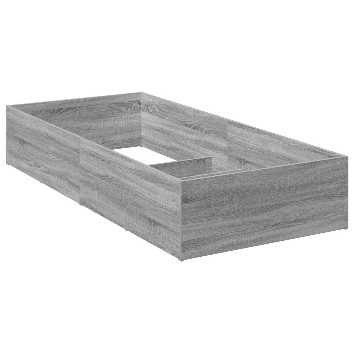vidaXL Bed Surround for Adjustable Bed Base Grey Sonoma 80 x 200 cm 2