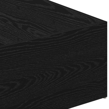 vidaXL Bed Surround for Adjustable Bed Base Black Oak 90 x 200 cm 6