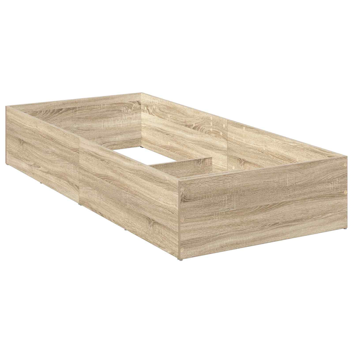 vidaXL Bed Surround for Adjustable Bed Base Sonoma Oak 90 x 200 cm 2