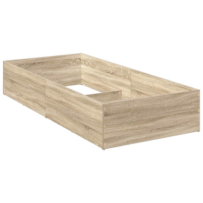 vidaXL Bed Surround for Adjustable Bed Base Sonoma Oak 90 x 200 cm 2