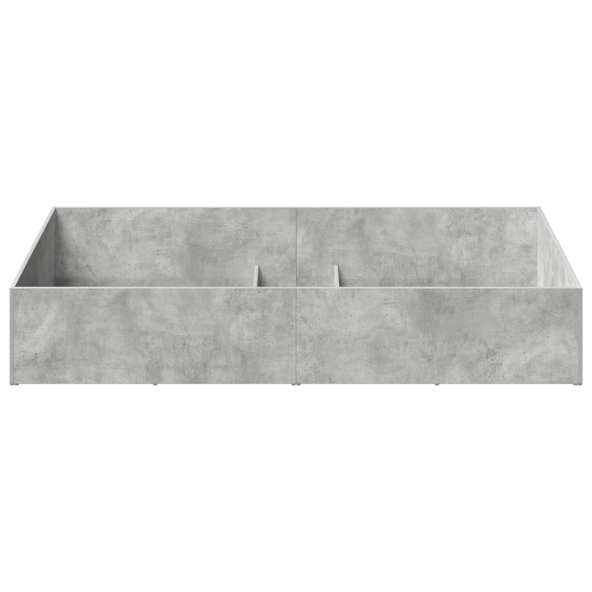 vidaXL Bed Surround for Adjustable Bed Base Concrete Grey 100 x 200 cm 5