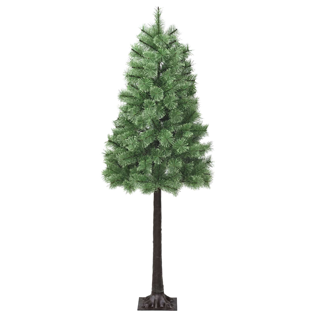 Artificial Hinged Christmas Tree with Baubles 150 LEDs Green 180 cm without LED