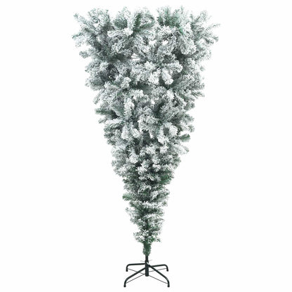 Christmas trees PVC, Steel Green and white 180 cm