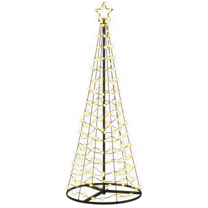 LED Spiral Christmas Tree with Base EKENAS 220 LEDs Warm white