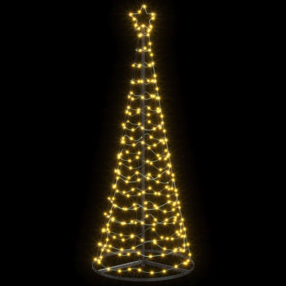 LED Spiral Christmas Tree with Base EKENAS 220 LEDs Warm white