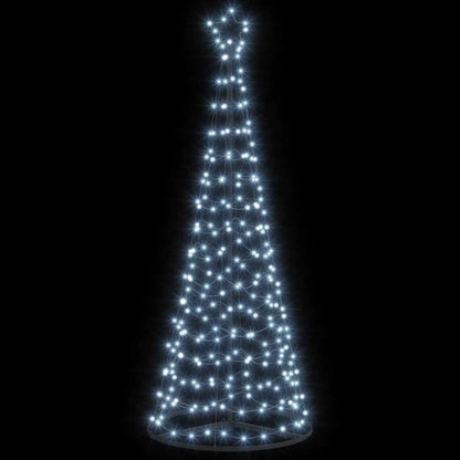 LED Spiral Christmas Tree with Base EKENAS 220 LEDs Cold white