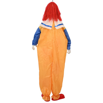 vidaXL Halloween Scary Clown SPOOKA Yellow and Blue 126.5 x 180 cm 5