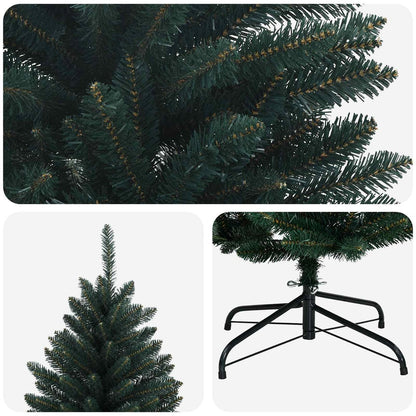 Artificial Christmas Tree with Bauble 150 cm Dark Green Ø 80 x 150 cm without LED