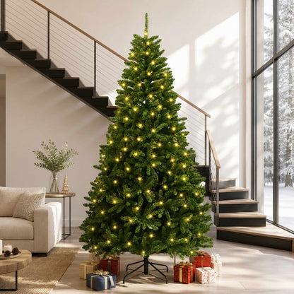 vidaXL Artificial Christmas Tree with Bauble 120 cm Light Green
