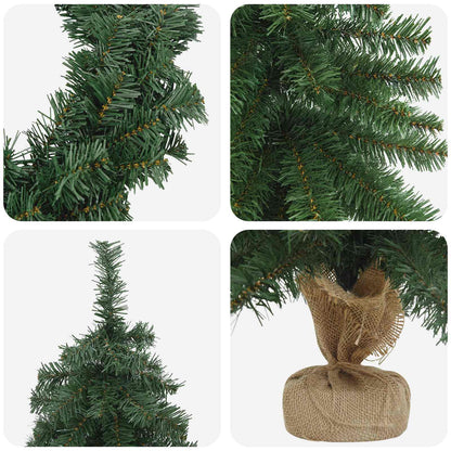 vidaXL Mini Christmas Tree Set 45 cm PVC Green 6