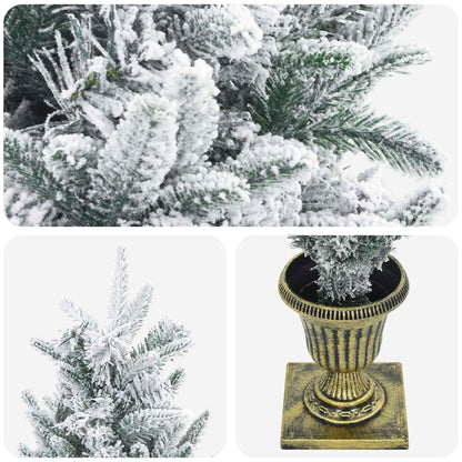 Mini Christmas Tree 120 cm PVC in Green and White