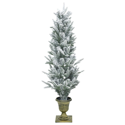 Mini Christmas Tree 120 cm PVC in Green and White