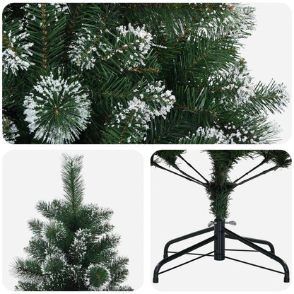 Artificial Christmas Tree PVC and Metal Green 120 cm