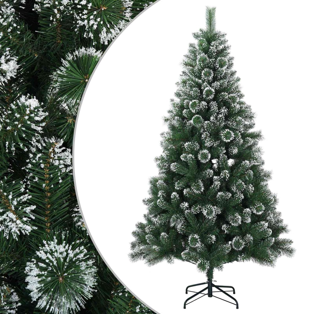 Artificial Christmas Tree PVC and Metal Green 120 cm