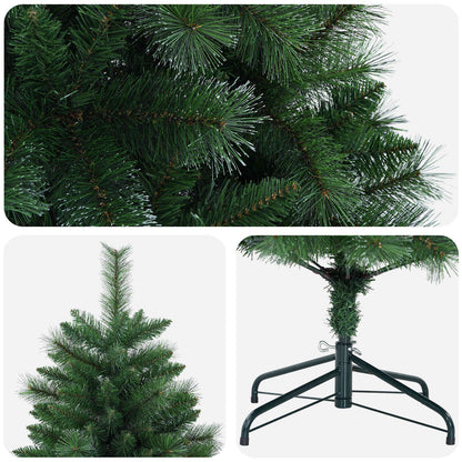 vidaXL Artificial Christmas Tree 120 cm PVC and Metal Green 4