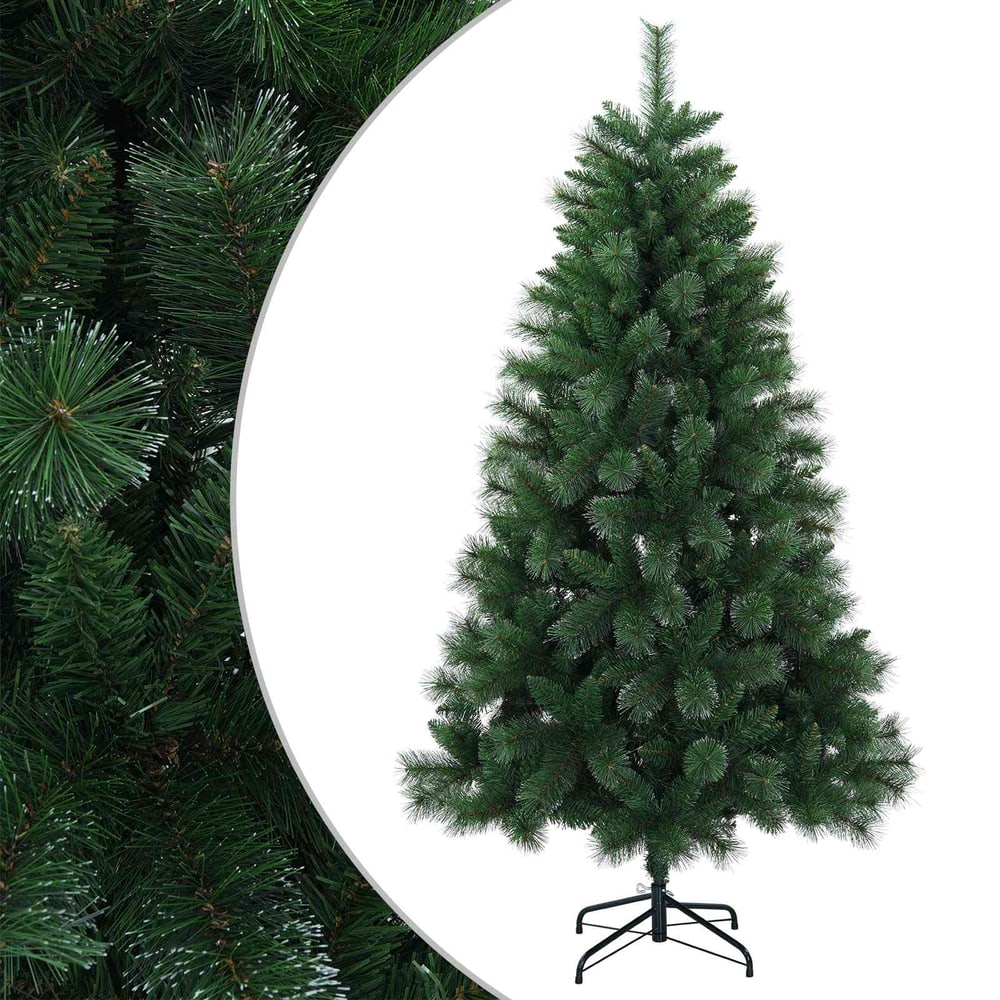 Artificial Christmas Tree PVC and Metal Green 120 cm