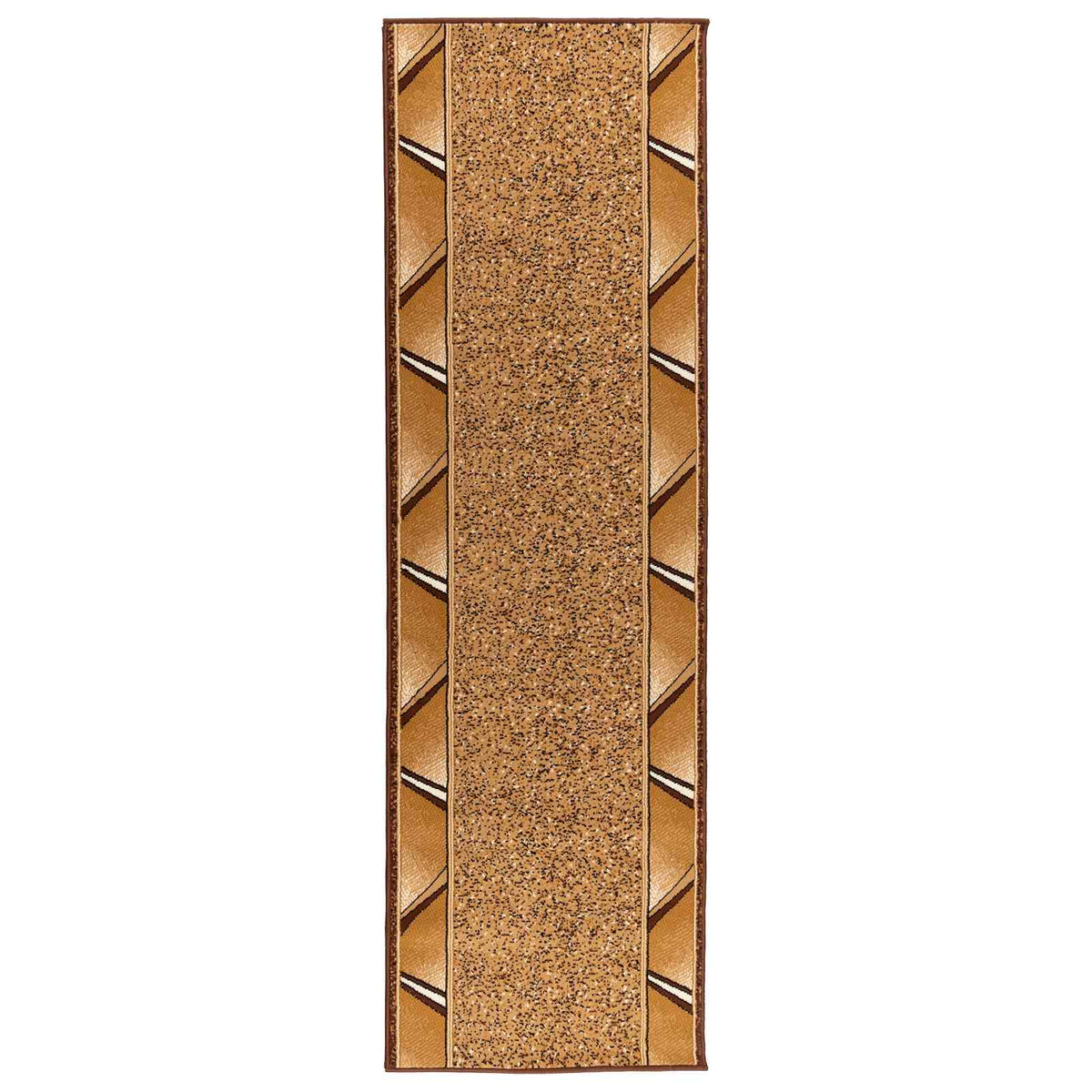 vidaXL Runner Rug FLORNES Woven Ochre 80 x 300 cm PP 7 mm 2