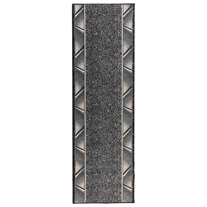 vidaXL Runner Rug FLORNES Woven Grey 67 x 350 cm PP 7 mm 2