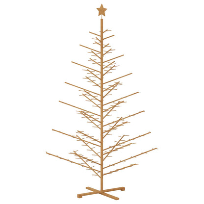 Wooden Christmas Tree KOTKA Bamboo and Solid Pine Wood Brown 240 cm
