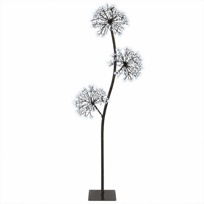 vidaXL S-Shape LED Christmas Tree Black 18 x 18 x 120 cm Steel 2