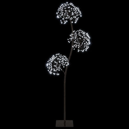 vidaXL S-Shape LED Christmas Tree Black 18 x 18 x 120 cm Steel 4