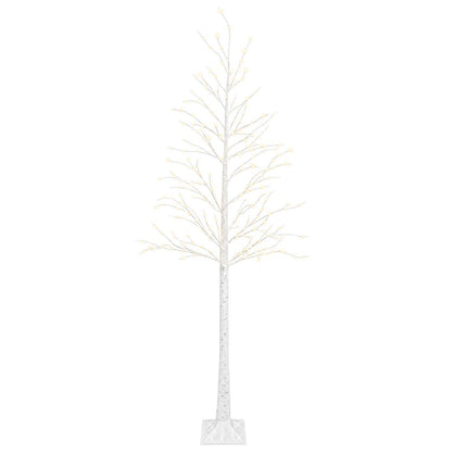 Birch Christmas Tree White 22 x 22 x Plastic 174 LEDs 240 cm Warm white