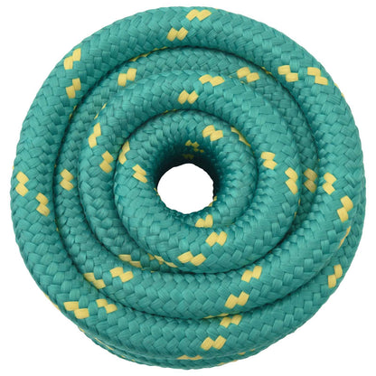 vidaXL Multipurpose Utility Rope 30 mm 25 m Green PP 5400 kg Max Load 2