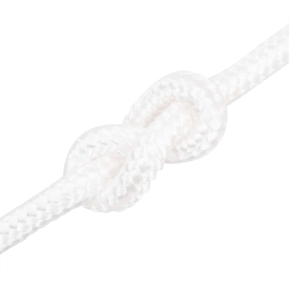 vidaXL Multipurpose Utility Rope 18 mm 100 m White PP 1995 kg Max Load 4